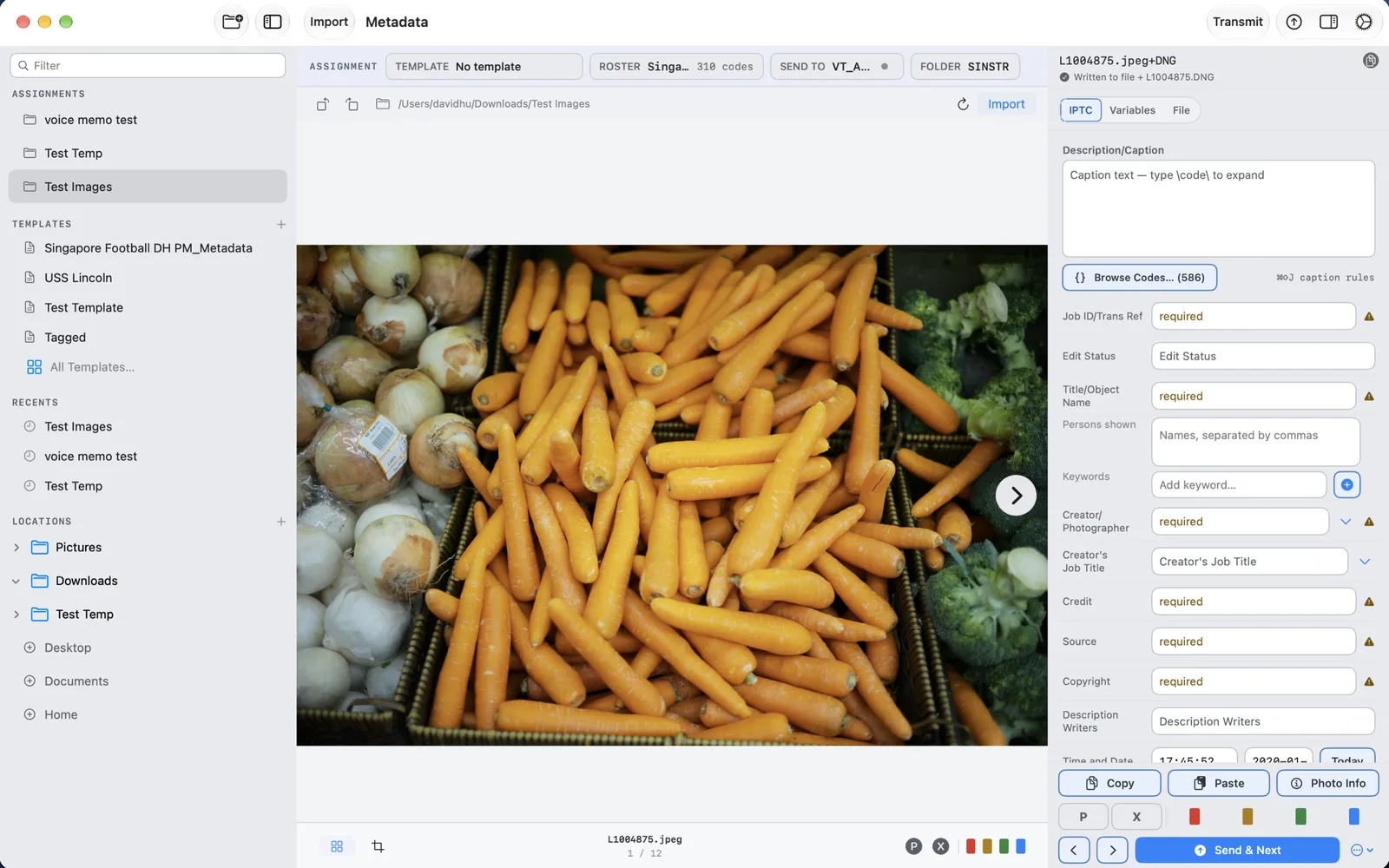 Full PressKit workspace on Mac